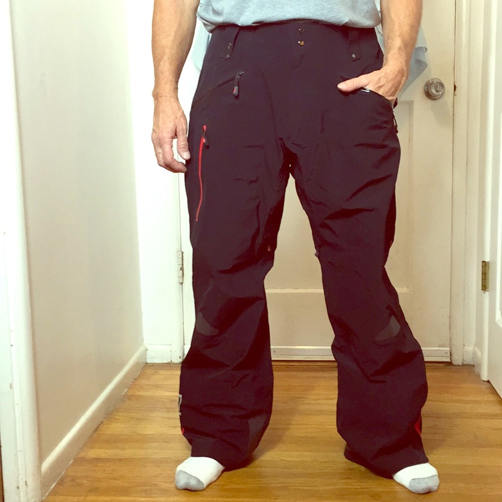 Ralph Lauren RLX Ski Snowboard Winter Outdoor Gear Long Black Pants Men’s XXL